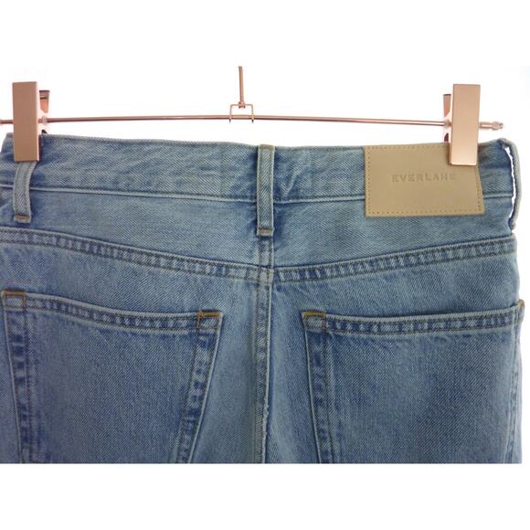 Everlane Original Cheeky Blue Jean 24 Crop - Picture 6 of 8